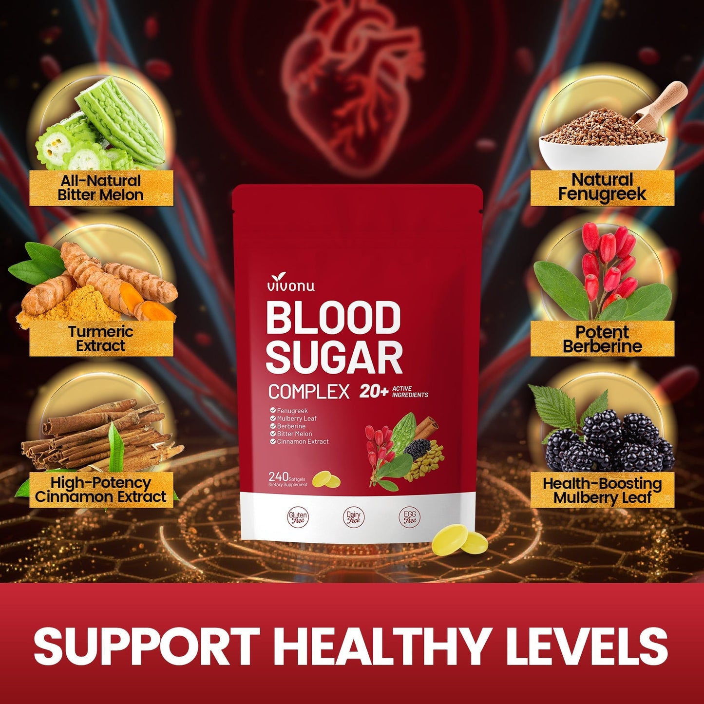 Blood Sugar Complex with 20 Herbs