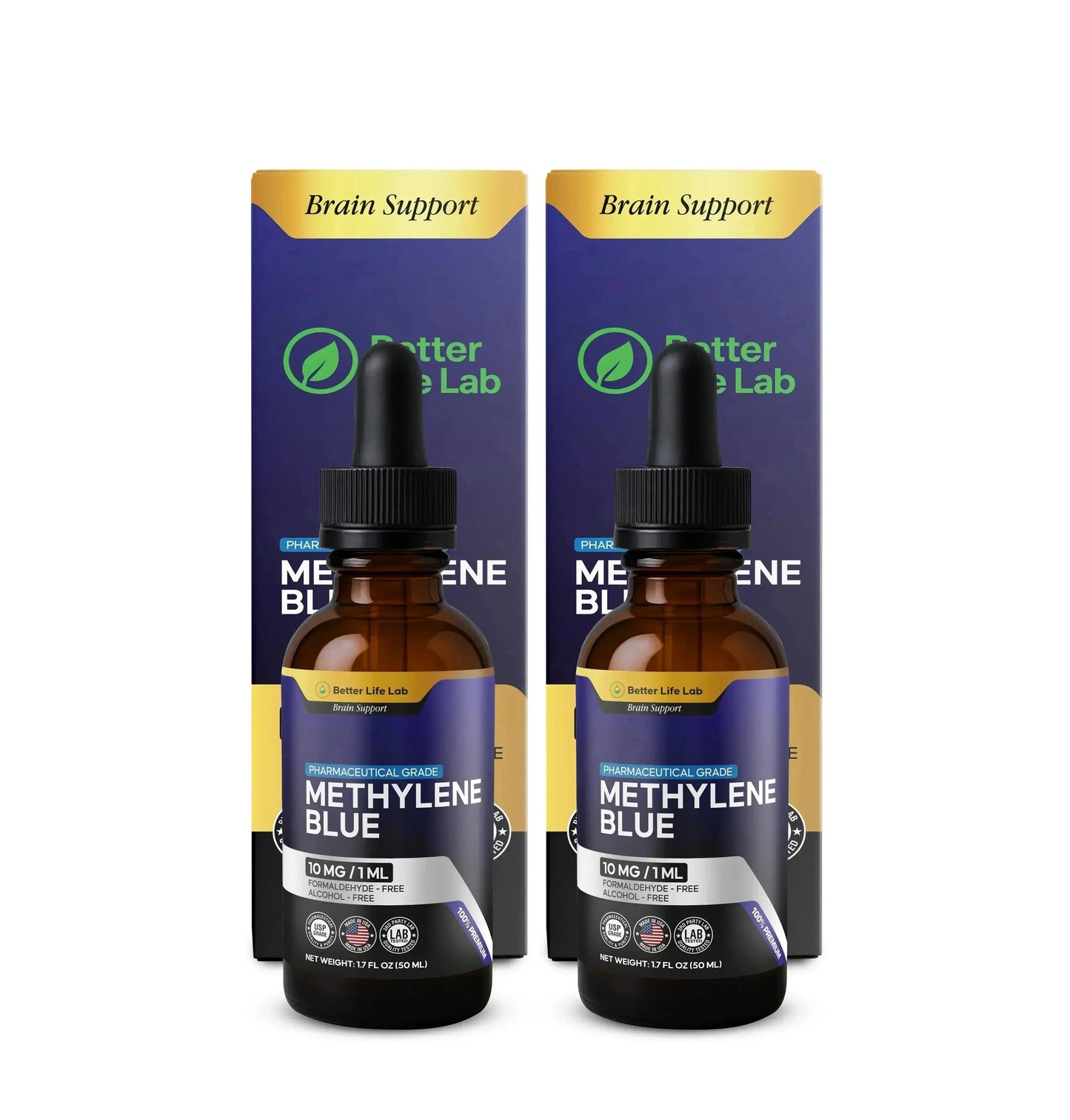 Pharma-Grade Methylene Blue Tincture Supplements – Enhance Focus, Memory & Cognitive Energy