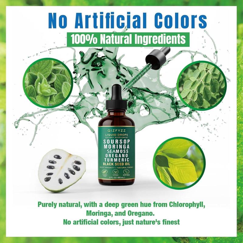 QIZFYZZ: Soursop Bitters Liquid Drops 10-in-1