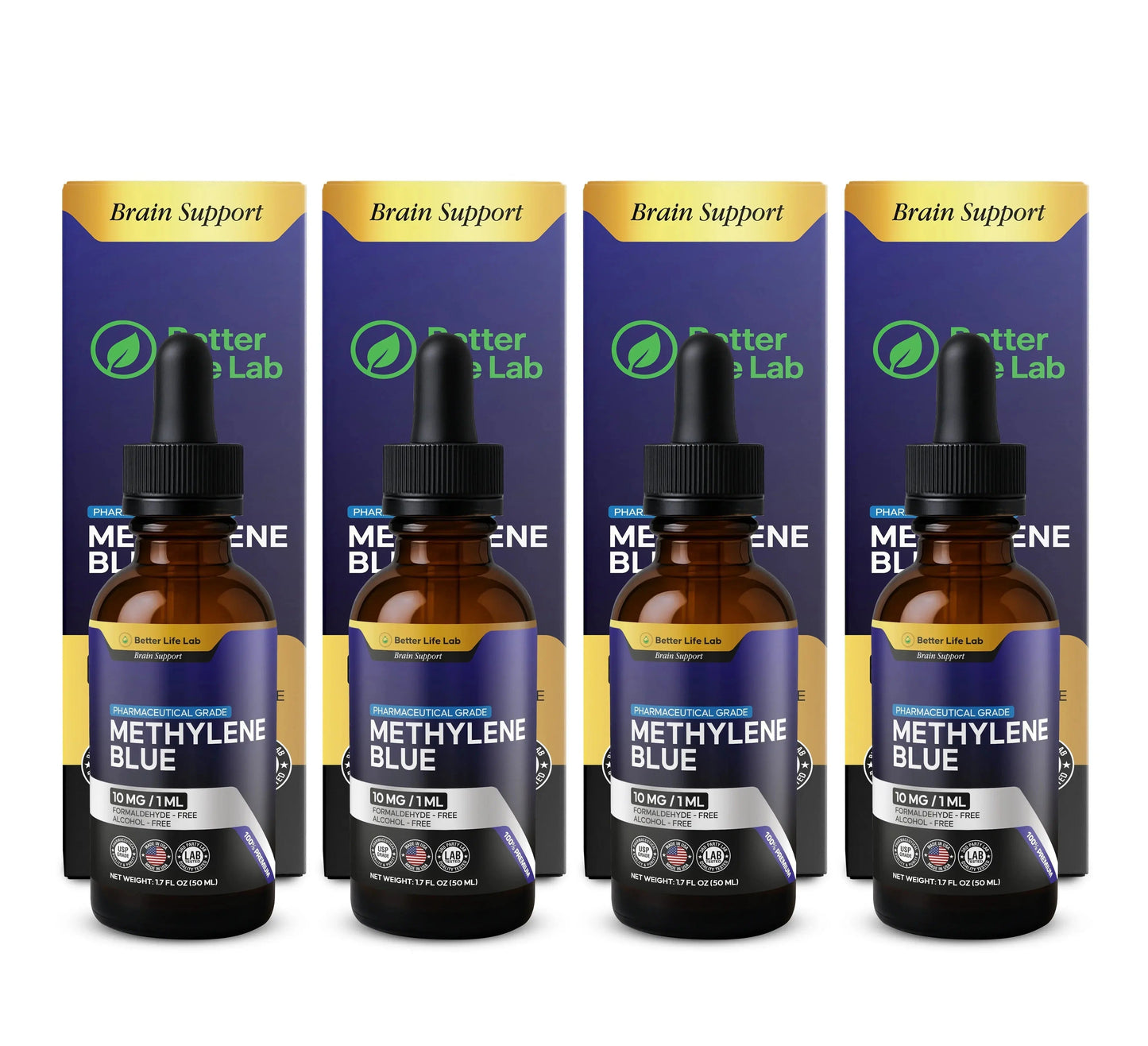 Pharma-Grade Methylene Blue Tincture Supplements – Enhance Focus, Memory & Cognitive Energy