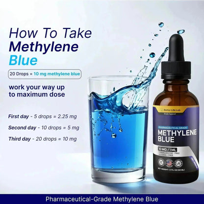 Pharma-Grade Methylene Blue Tincture Supplements – Enhance Focus, Memory & Cognitive Energy