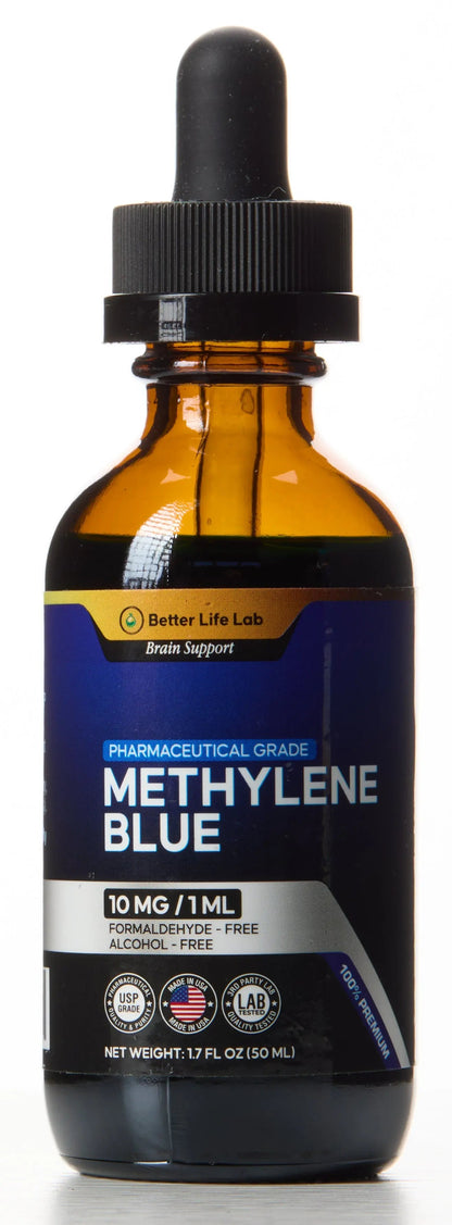 Pharma-Grade Methylene Blue Tincture Supplements – Enhance Focus, Memory & Cognitive Energy