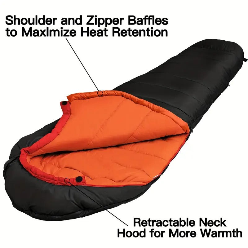 extreme 45 f sleeping bag for adults 3 4 season cold weather sleeping bag with high quality 240t