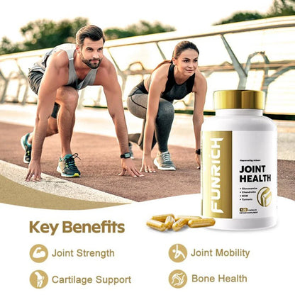 FUNRICH Joint Health Supplement – Glucosamine, Chondroitin, MSM & Turmeric