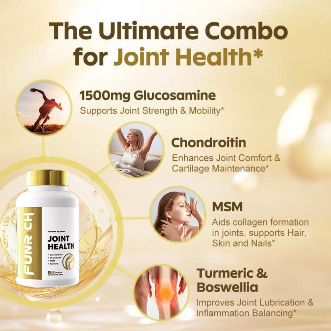 Joint Health Formula-Joint Support120 Capsules， Plus Advanced Mobility& Comfort Formula