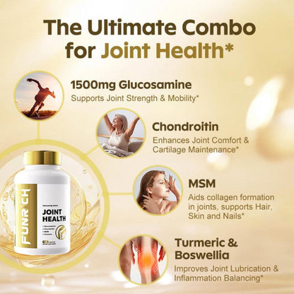 Joint Health Formula-Joint Support120 Capsules， Plus Advanced Mobility& Comfort Formula
