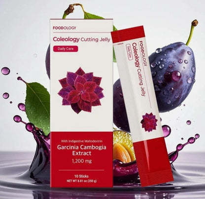 FOODOLOGY Coleology Cutting Jelly Weight Loss Supplements 250g(25g X 10 Sticks)