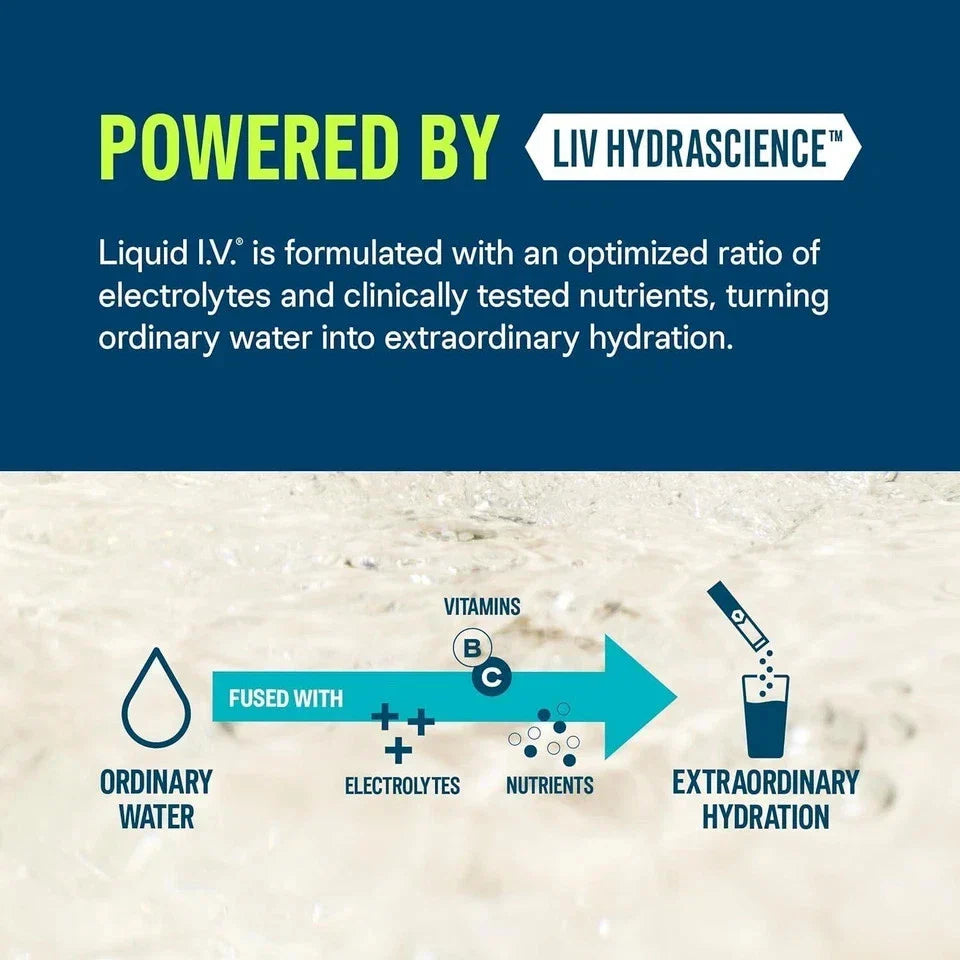 Liquid I.V. Hydration Multiplier - Electrolyte Powder Drink Mix, Cotton Candy