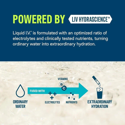 Liquid I.V. Hydration Multiplier - Electrolyte Powder Drink Mix, Cotton Candy