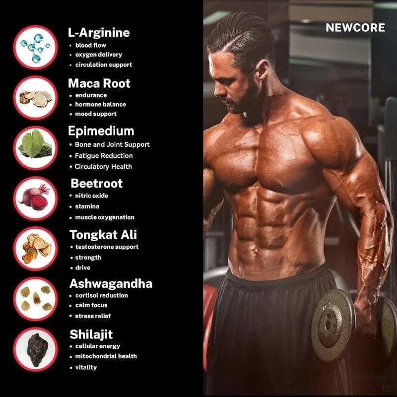NewCore Gummies for Men, NewCore Advanced Male Health Support 60 Gummies