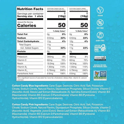 Liquid I.V. Hydration Multiplier - Electrolyte Powder Drink Mix, Cotton Candy