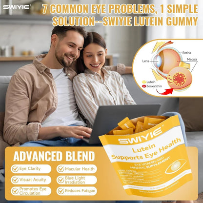 SWIYIE Lutein Gummies - Eye Health Support with Lutein & Zeaxanthin, 60 Gummies