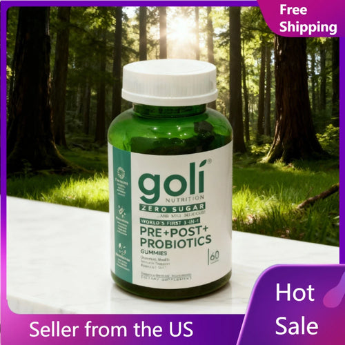 Goli Zero Sugar 3-in-1 PRE+POST+PROBINTICS Gummies - 60Count