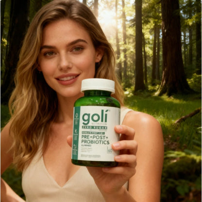 Goli Zero Sugar 3-in-1 PRE+POST+PROBINTICS Gummies - 60Count